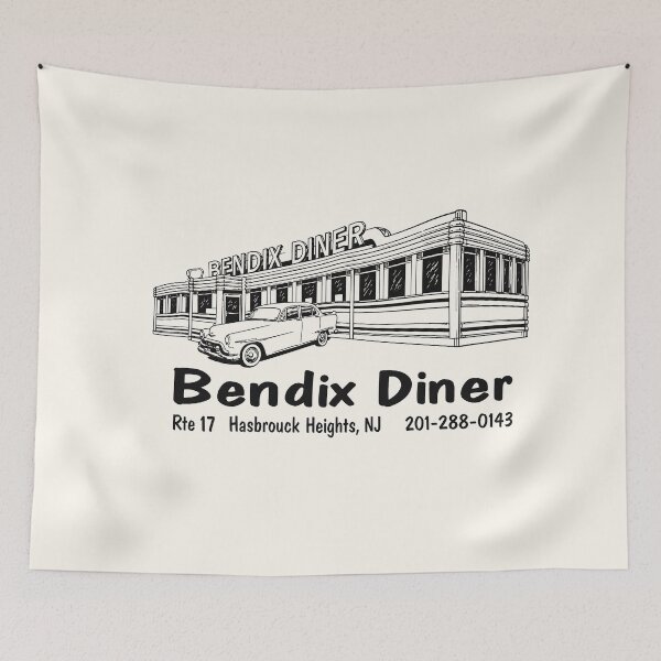 Item preview, Vintage Bendix Diner Hasbrouck Heights NJ Graphic designed and sold by Tonyv773.