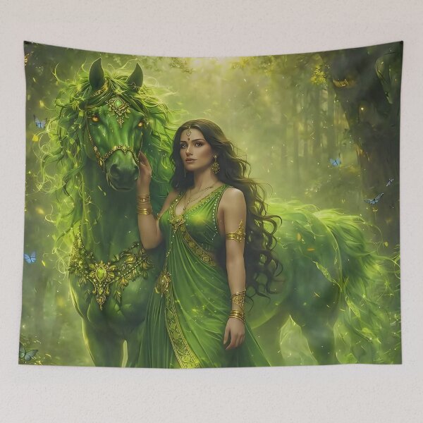 Item preview, Emerald Forest Empress Fantasy Art designed and sold by ©-G3'SS-IRM.