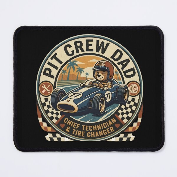 Item preview, Pit Crew Dad Chief Technician Funny Racing Father's Day designed and sold by Basma Designs | Funny Shirts, Stickers & Mugs.