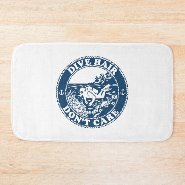 Item preview, Dive Hair Don't Care Funny Scuba Diving Meme designed and sold by gunaone-design.