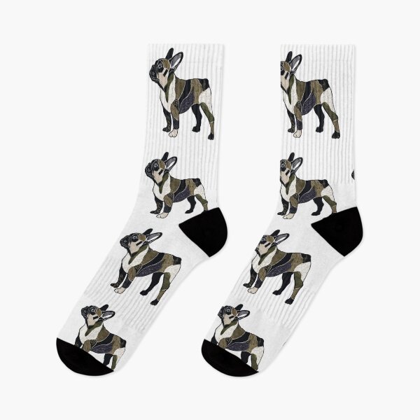 Item preview, Boho French Bulldog puppy dog designed and sold by MendaciousMina.