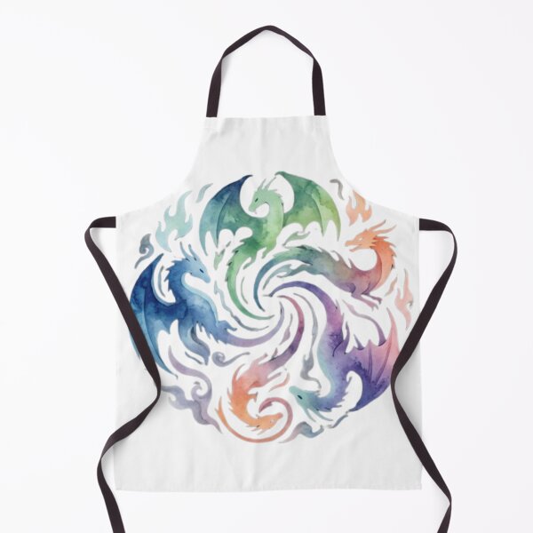 Item preview, Rainbow Dragon Circle Fantasy T-Shirt designed and sold by veloraastudio.
