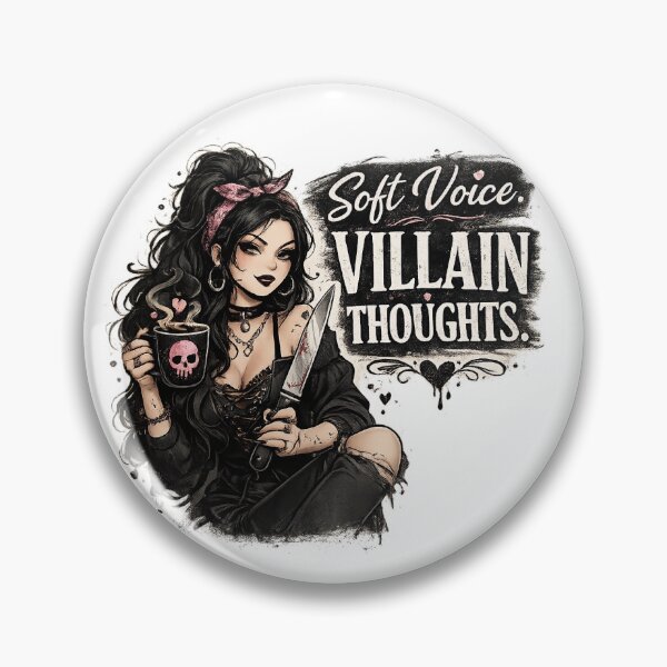 Item preview, Soft Voice.  VILLIAN THOUGHTS. designed and sold by MyKillerBrew.