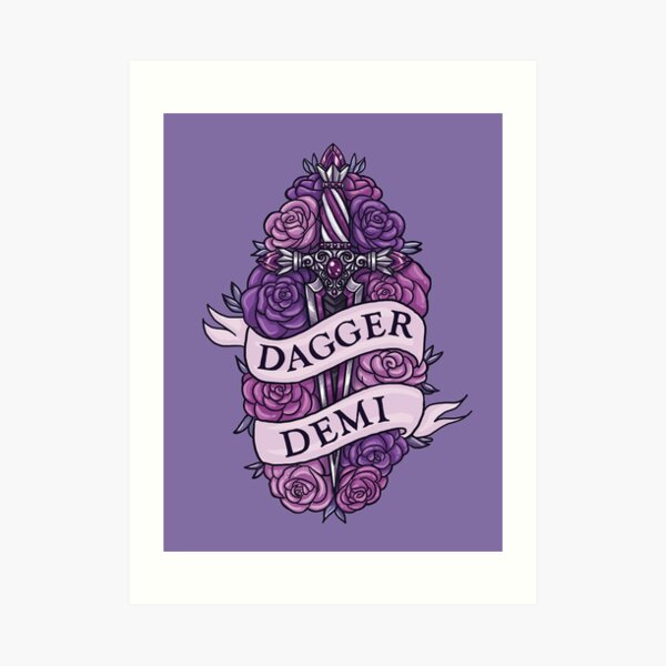 DAGGER DEMI Art Print