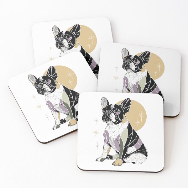 Item preview, Boho French Bulldog puppy dog designed and sold by MendaciousMina.