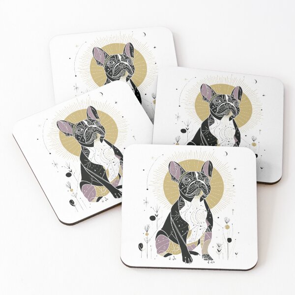 Item preview, Boho French Bulldog puppy dog designed and sold by MendaciousMina.