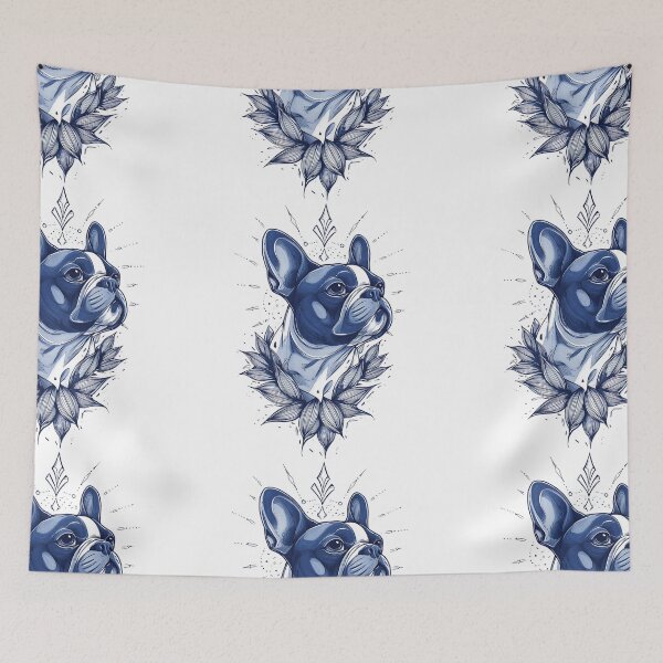 Item preview, Blue French Bulldog puppy dog designed and sold by MendaciousMina.