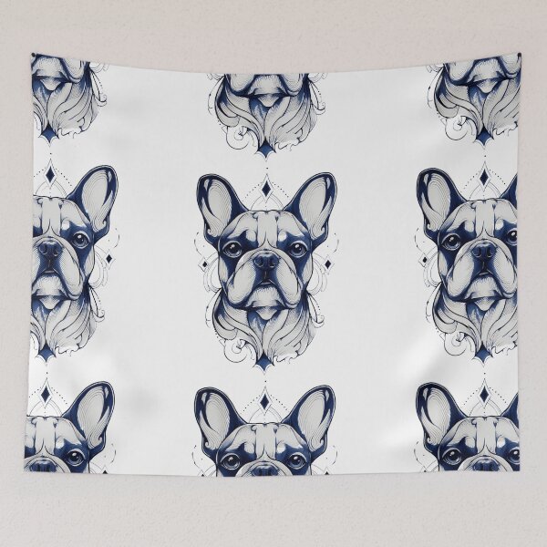 Item preview, Blue French Bulldog puppy dog designed and sold by MendaciousMina.