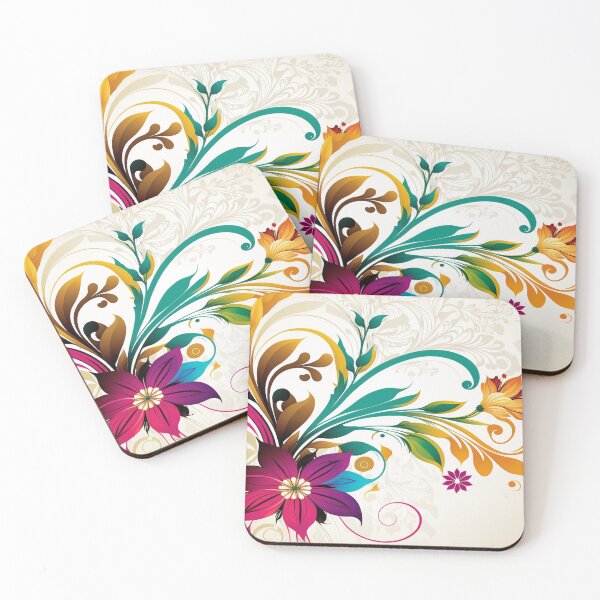 Item preview, Elegant Floral Scroll Corner Illustration designed and sold by Apex Designs.
