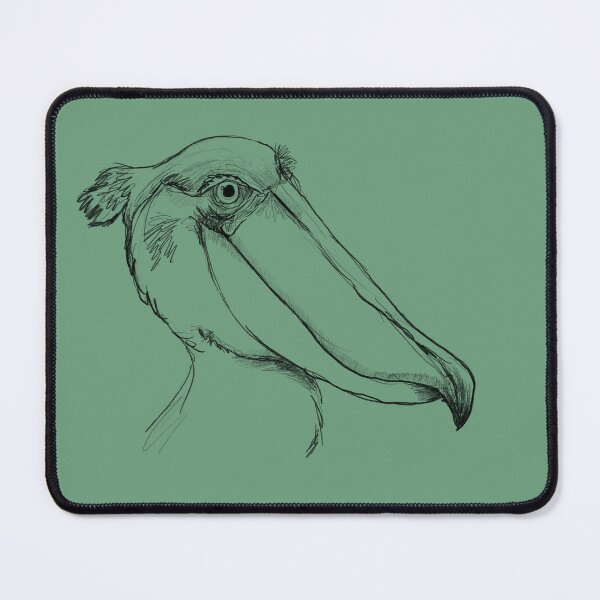 Item preview, Shoebill Stork Sketch Illustration designed and sold by penelopejade.
