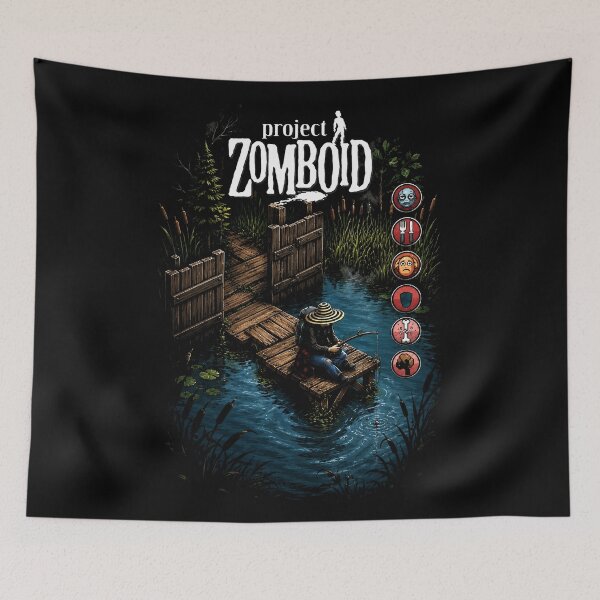 Item preview, Project Zomboid - Fishing designed and sold by thedarkfantasy.