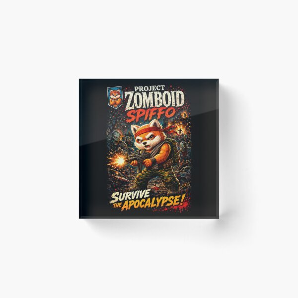 Item preview, Project Zomboid - Spiffo Fury designed and sold by thedarkfantasy.