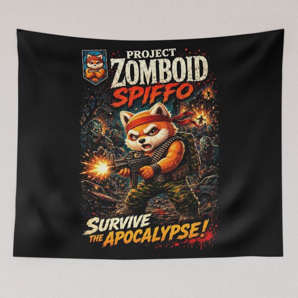 Item preview, Project Zomboid - Spiffo Fury designed and sold by thedarkfantasy.