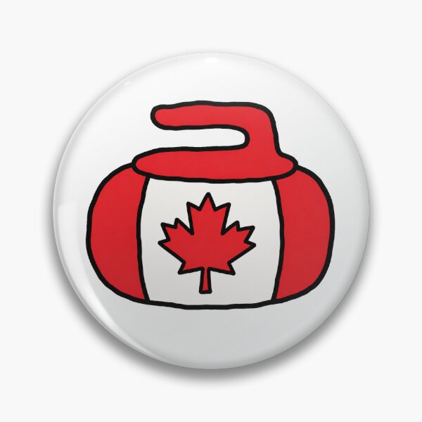 Item preview, Doodle Canada Flag Curling Rock designed and sold by Em-Arn.