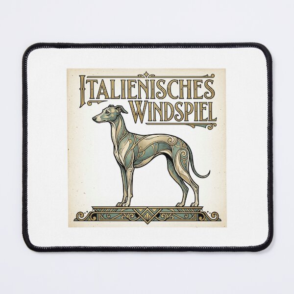 Item preview, Italienisches Windspiel Vintage Italian Greyhound Art designed and sold by DuckOddity.