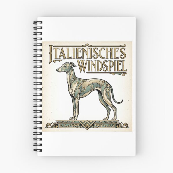 Item preview, Italienisches Windspiel Arte vintage del galgo italiano designed and sold by DuckOddity.