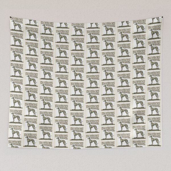 Item preview, Italienisches Windspiel Vintage Italian Greyhound Art designed and sold by DuckOddity.