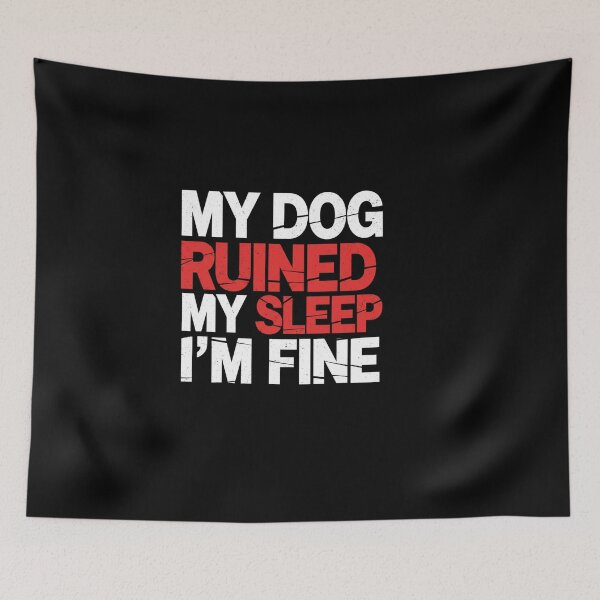 Item preview, Sleep Interrupted Dog Owner Shirt - Funny Sleep Disruption Tee designed and sold by Hanno0.