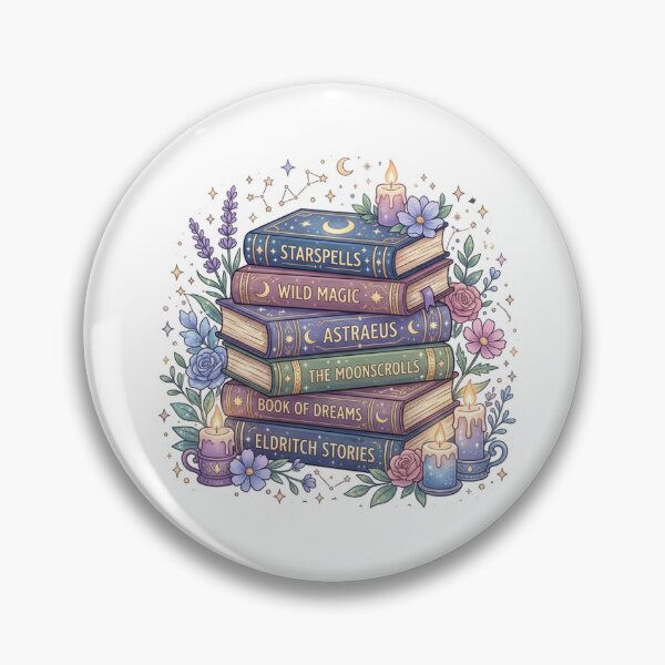 Item preview, Magic Books and Flowers - Dreamy Fantasy Aesthetics designed and sold by AidaAviles.