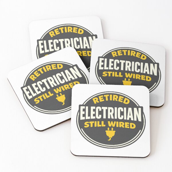 Item preview, Retired Electrician Still Wired Funny Sparky Retirement Gift Shirt designed and sold by The Daily Goods.