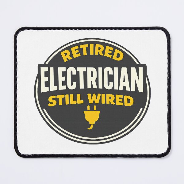 Item preview, Retired Electrician Still Wired Funny Sparky Retirement Gift Shirt designed and sold by The Daily Goods.