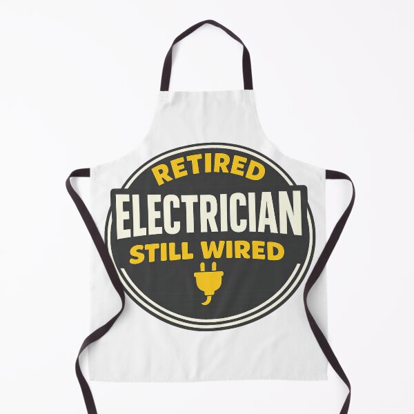 Item preview, Retired Electrician Still Wired Funny Sparky Retirement Gift Shirt designed and sold by The Daily Goods.