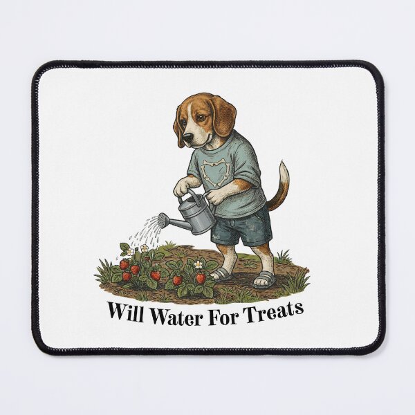 Item preview, Beagle: Will Water For Treats. designed and sold by KojourinArt.