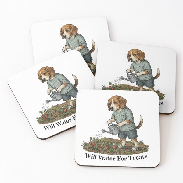 Item preview, Beagle: Will Water For Treats. designed and sold by KojourinArt.