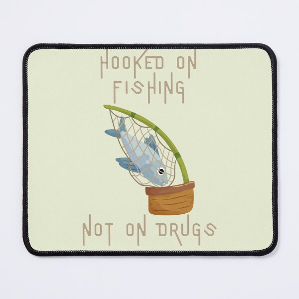 Item preview, Hooked On Fishing Not On Drugs Funny Fishing T-Shirt designed and sold by WearFine.