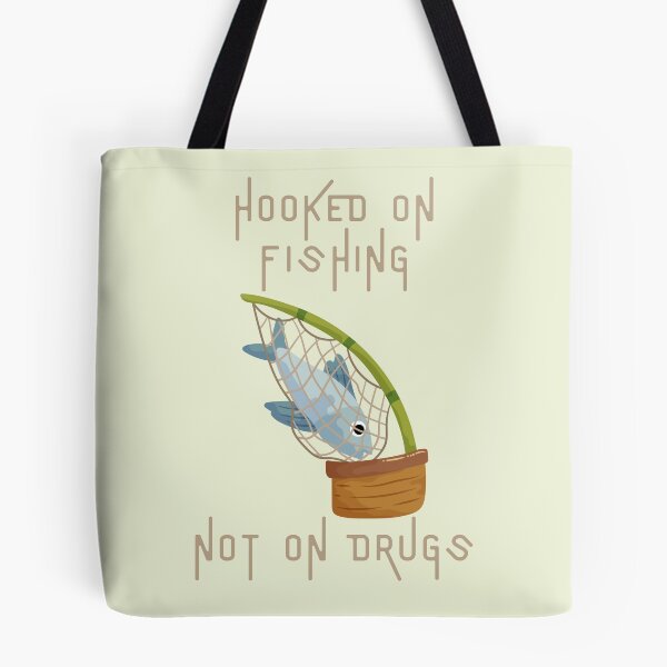 Item preview, Hooked On Fishing Not On Drugs Funny Fishing T-Shirt designed and sold by WearFine.