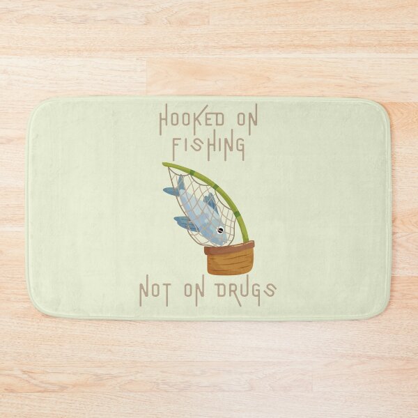 Item preview, Hooked On Fishing Not On Drugs Funny Fishing T-Shirt designed and sold by WearFine.