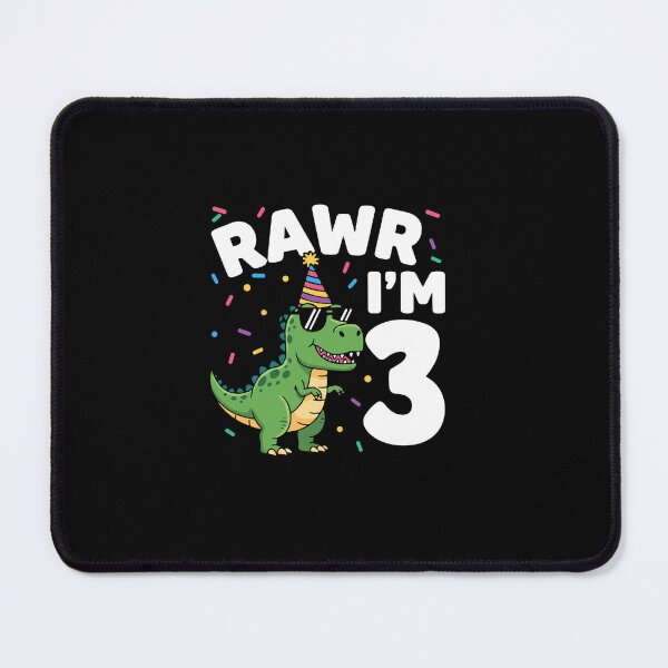 Item preview, Three Rawr I Am 3 Years Old T Rex designed and sold by PopStars1993.