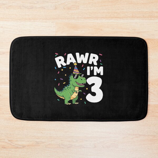 Item preview, Three Rawr I Am 3 Years Old T Rex designed and sold by PopStars1993.