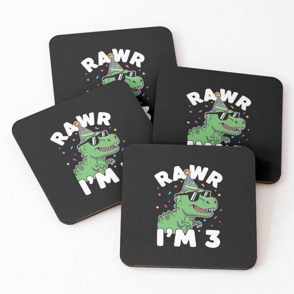 Item preview, Rawr I Am 3 Years Old T Rex Dinosaur designed and sold by PopStars1993.