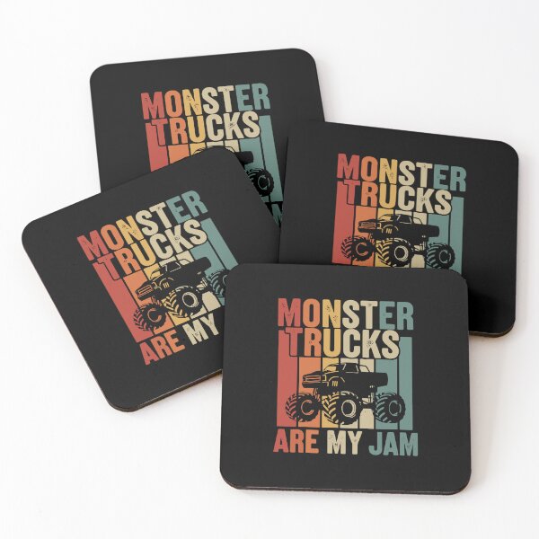 Item preview, Retro 80s Monster Trucks Are My Jam designed and sold by PopStars1993.