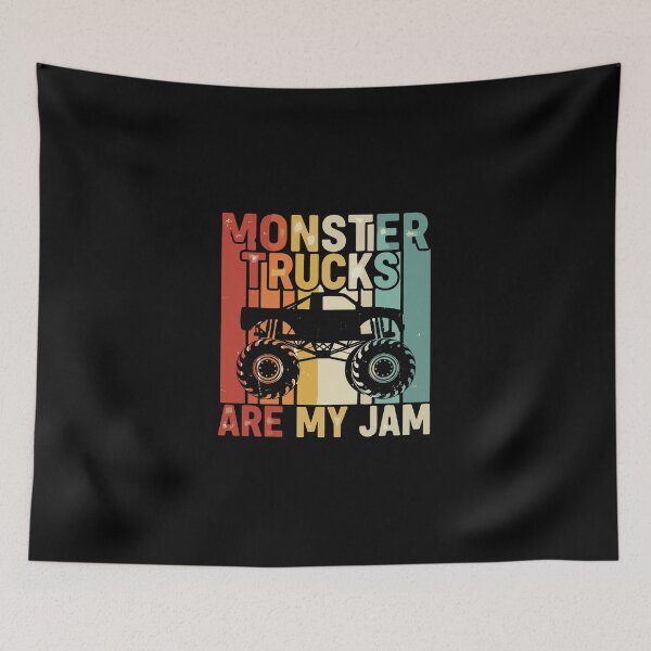 Item preview, Monster Trucks Are My Jam Vintage Retro designed and sold by PopStars1993.
