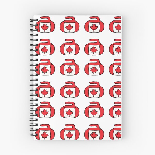 Item preview, Curling rocks with Canadian flag designed and sold by Em-Arn.