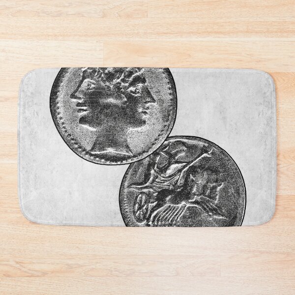 Item preview, Ancient Roman Didrachm Silver Coin 225 BC ROMA designed and sold by Ghoul Enterprises.