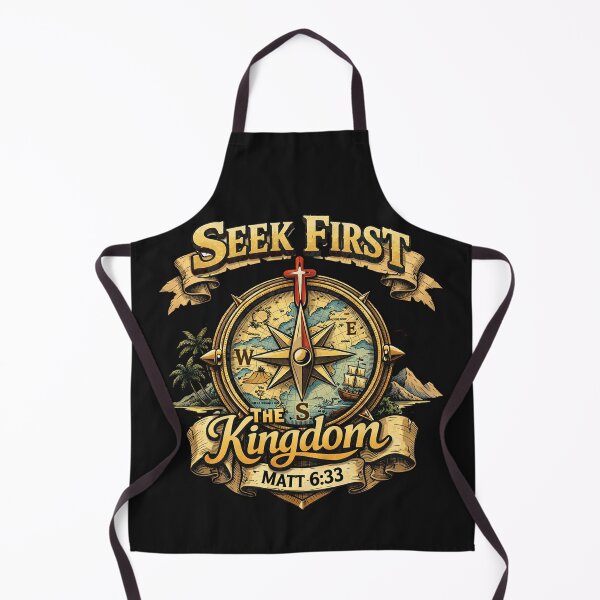 Item preview, Seek First The Kingdom Matthew 6:33 Compass designed and sold by Tsugraf Designs.