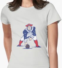 NE Patrioten-Retro Tailliertes T-Shirt für Frauen