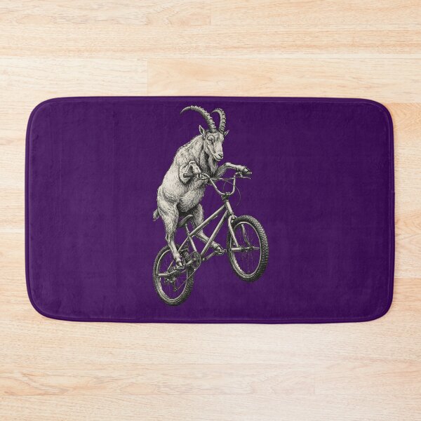Item preview, Goat on BMX,Bike Vintage Engraving Art designed and sold by digitalbob60.