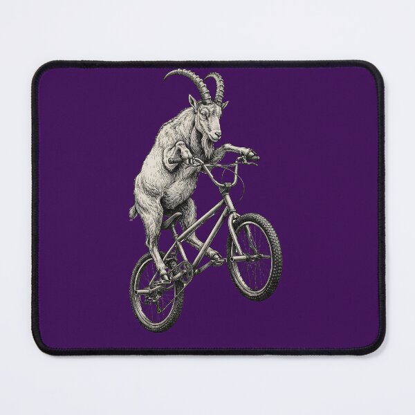 Item preview, Goat on BMX,Bike Vintage Engraving Art designed and sold by digitalbob60.