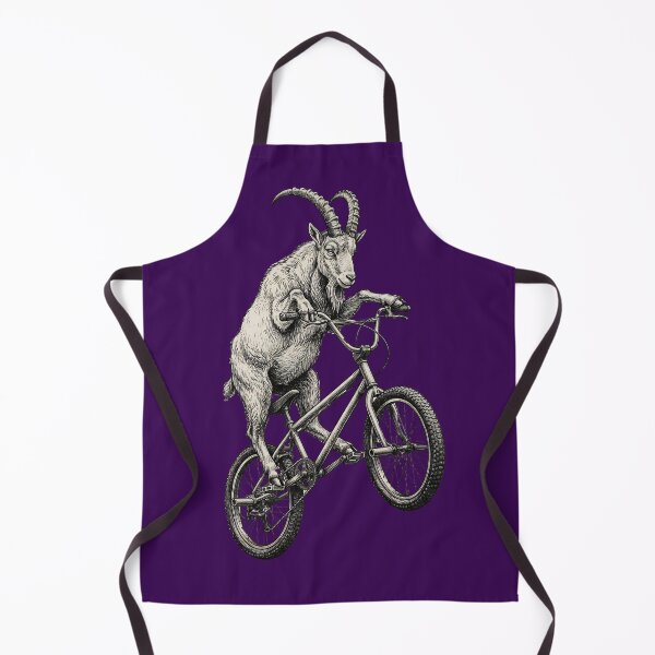 Item preview, Goat on BMX,Bike Vintage Engraving Art designed and sold by digitalbob60.