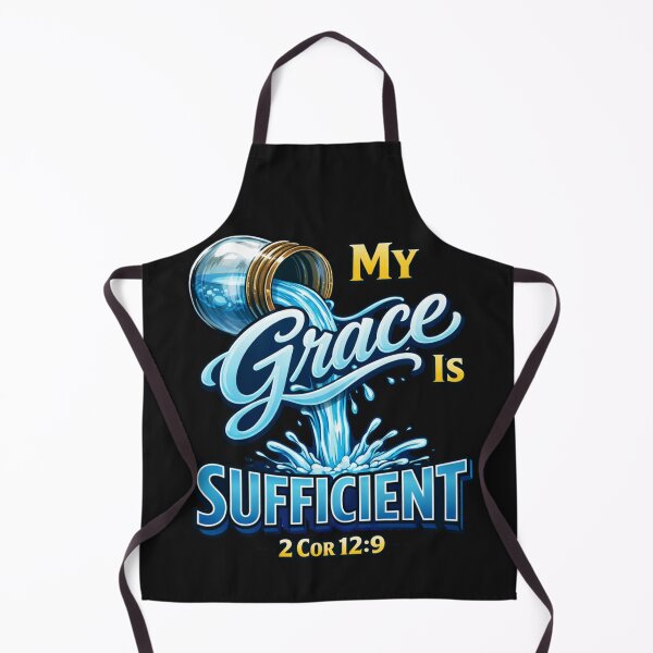 Item preview, My Grace Is Sufficient 2 Cor 12:9 Christian Verse designed and sold by Tsugraf Designs.