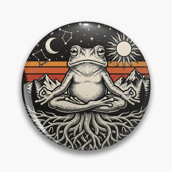 Item preview, yoga frog designed and sold by YasminTaha.