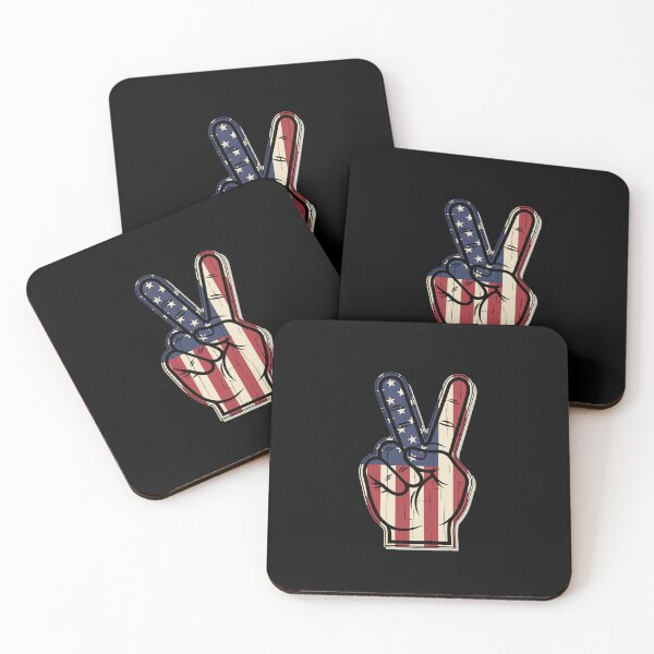 Item preview, Retro American Flag Peace Sign Vintage 70s designed and sold by PopStars1993.