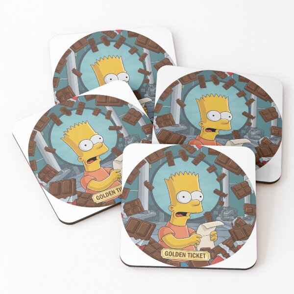 Item preview, Bart Golden Ticket Chocolate Factory  designed and sold by DohLab.