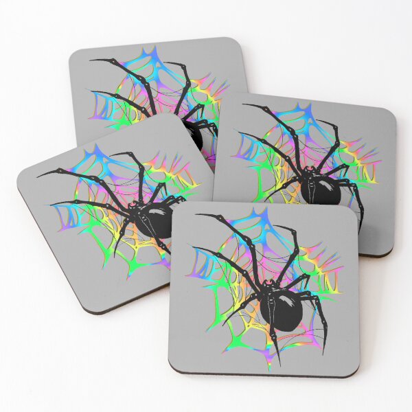 Item preview, Holographic Rainbow Web Spider  designed and sold by ShurikenStar.