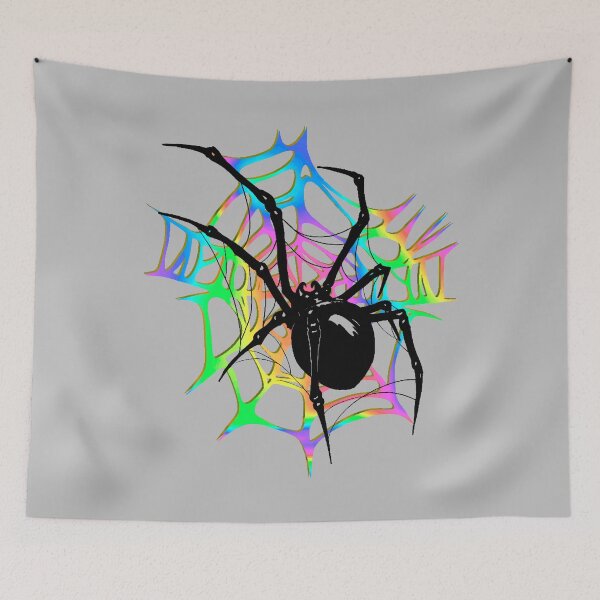 Item preview, Holographic Rainbow Web Spider  designed and sold by ShurikenStar.