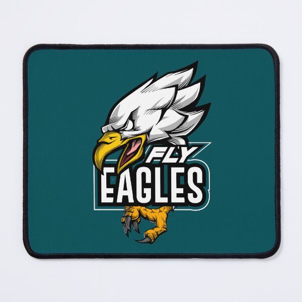 Item preview, Fly Eagles - Midnight Green and Silver Mascot Illustration designed and sold by Canache.